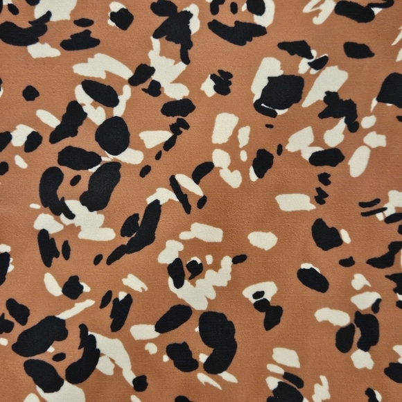 Old Navy SZ S Animal Print One Piece Square Neck Ruffled Straps Swim Suit NWT - Picture 6 of 10